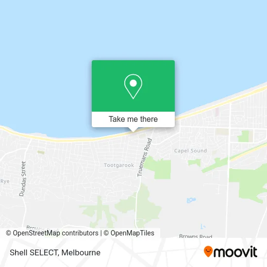 Shell SELECT map