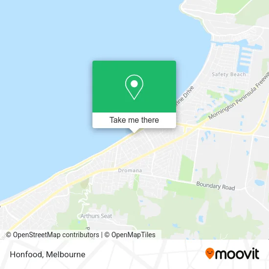 Honfood map