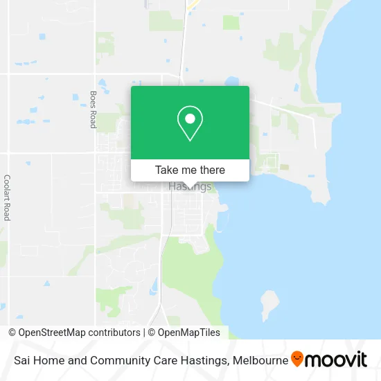 Sai Home and Community Care Hastings map