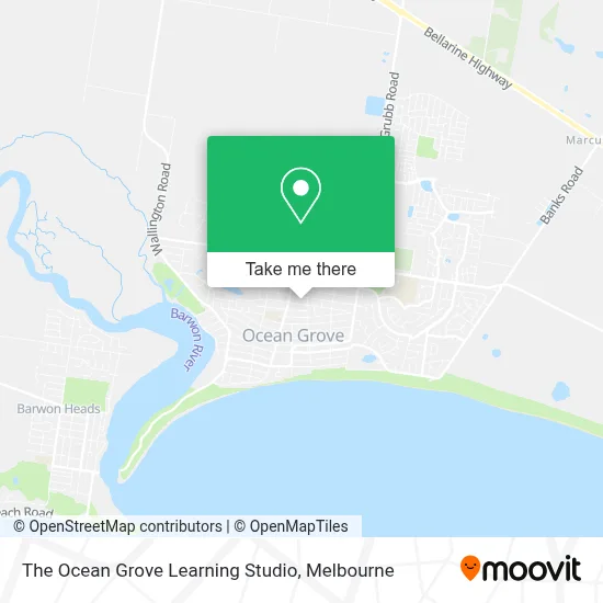 Mapa The Ocean Grove Learning Studio