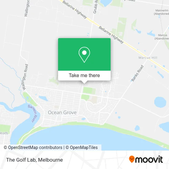 The Golf Lab map
