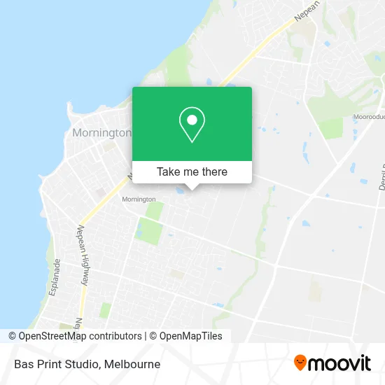 Mapa Bas Print Studio