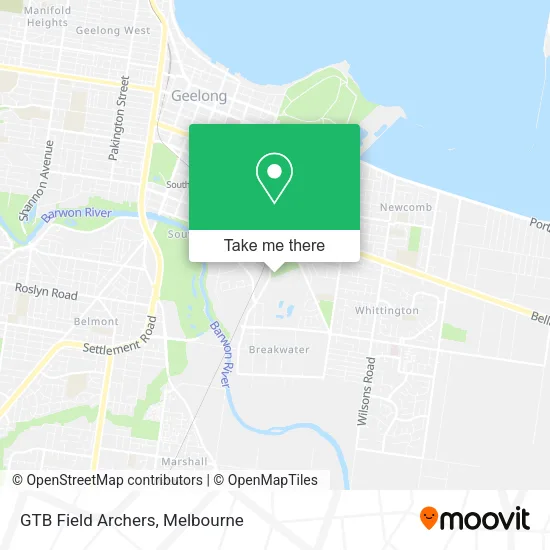 GTB Field Archers map