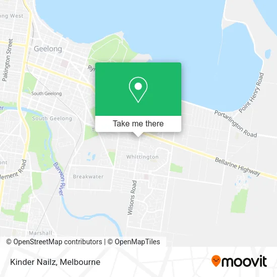 Kinder Nailz map
