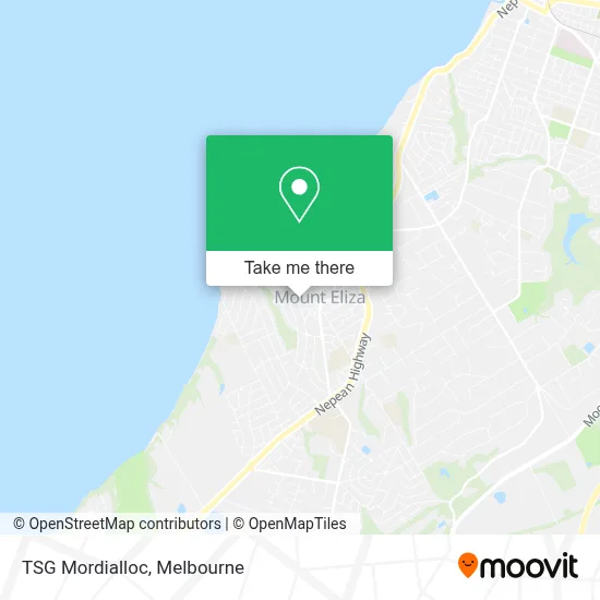 Mapa TSG Mordialloc
