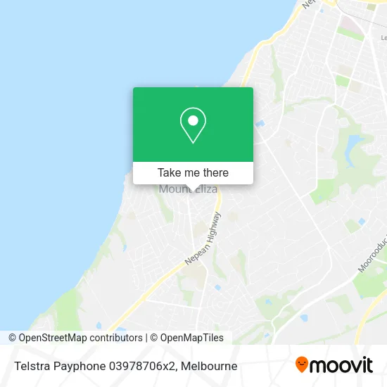 Telstra Payphone 03978706x2 map