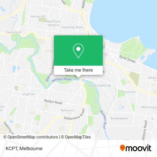 KCPT map