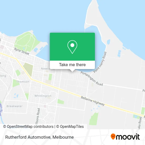 Mapa Rutherford Automotive