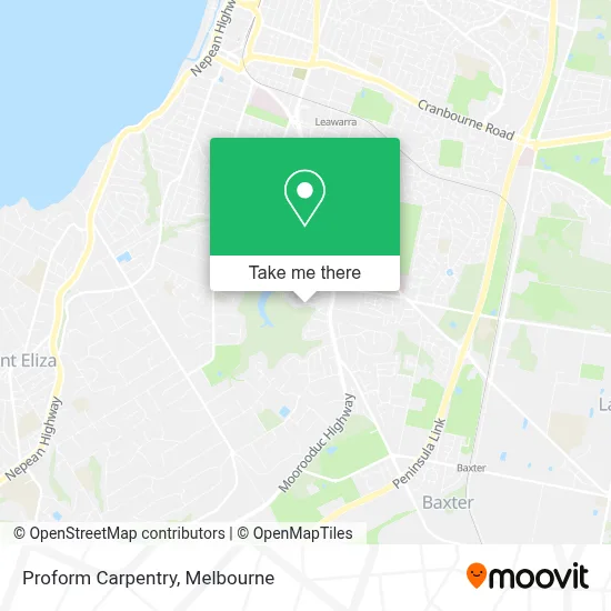 Mapa Proform Carpentry