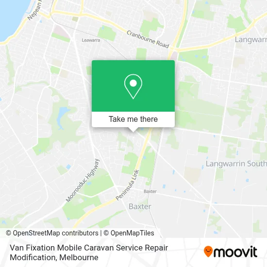 Mapa Van Fixation Mobile Caravan Service Repair Modification