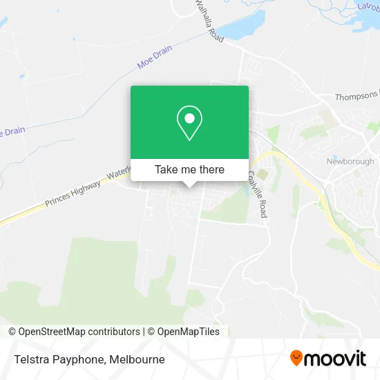 Telstra Payphone map