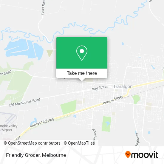 Friendly Grocer map