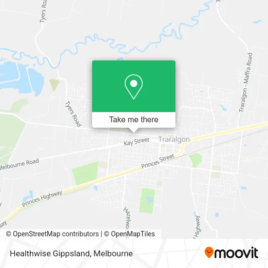 Healthwise Gippsland map
