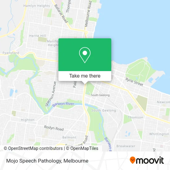 Mojo Speech Pathology map