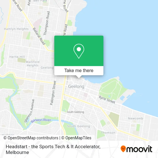 Headstart - the Sports Tech & It Accelerator map