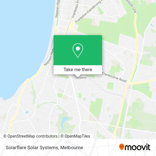 Mapa Solarflare Solar Systems