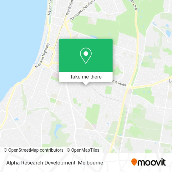 Alpha Research Development map