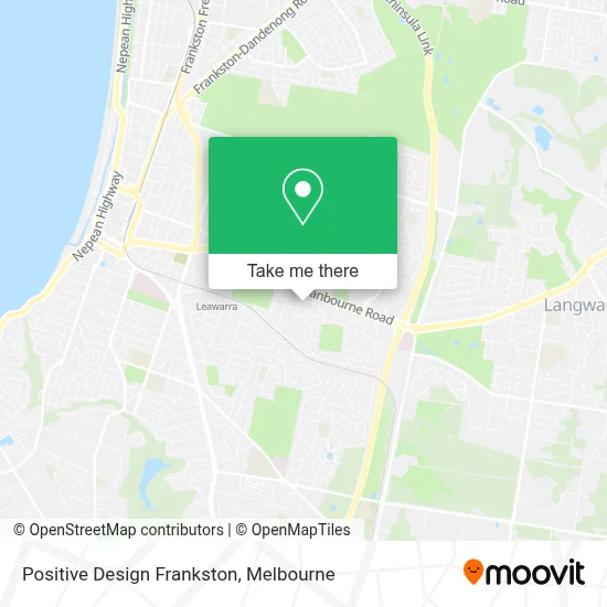 Mapa Positive Design Frankston
