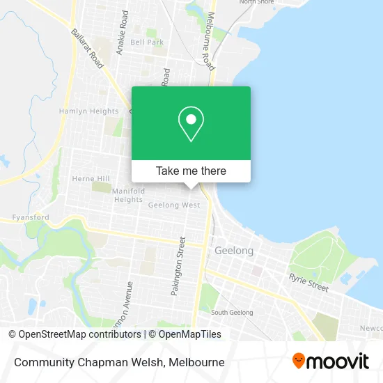 Community Chapman Welsh map
