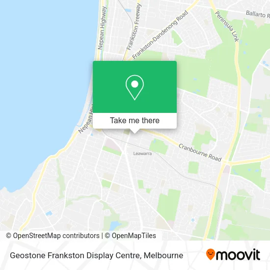 Geostone Frankston Display Centre map