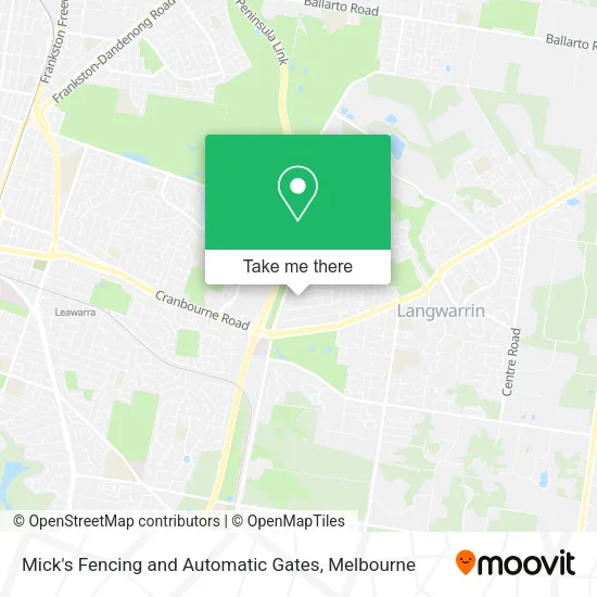 Mick's Fencing and Automatic Gates map