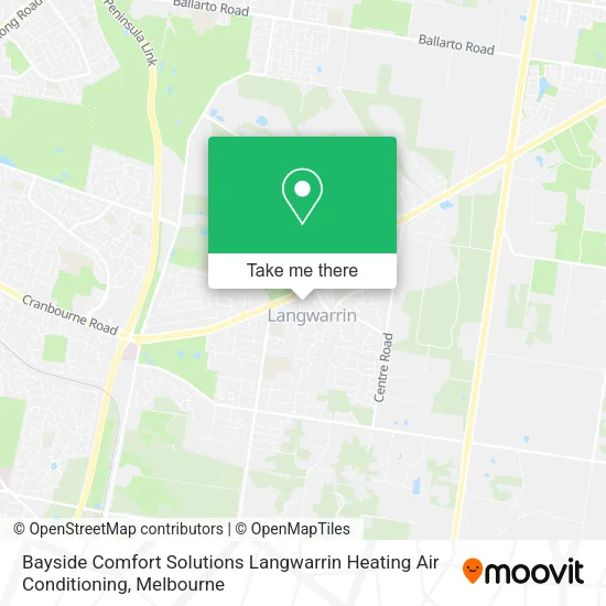 Bayside Comfort Solutions Langwarrin Heating Air Conditioning map