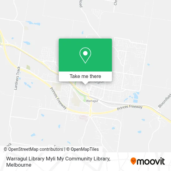Mapa Warragul Library Myli My Community Library
