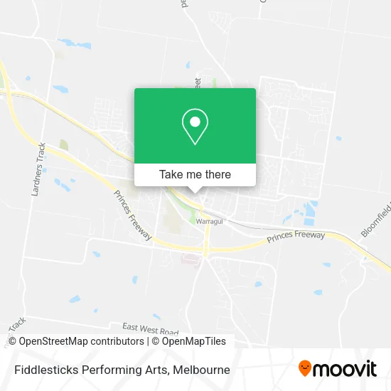 Fiddlesticks Performing Arts map