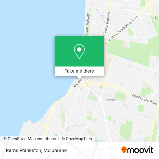 Mapa Rams Frankston