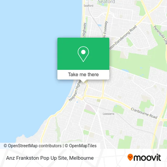 Anz Frankston Pop Up Site map