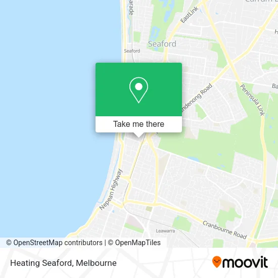 Heating Seaford map