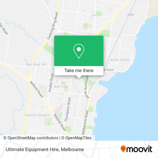 Ultimate Equipment Hire map