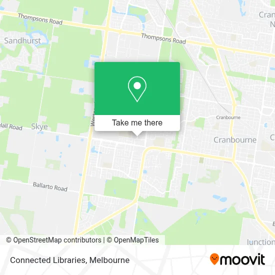 Mapa Connected Libraries