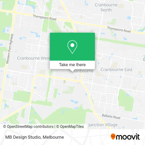 MB Design Studio map