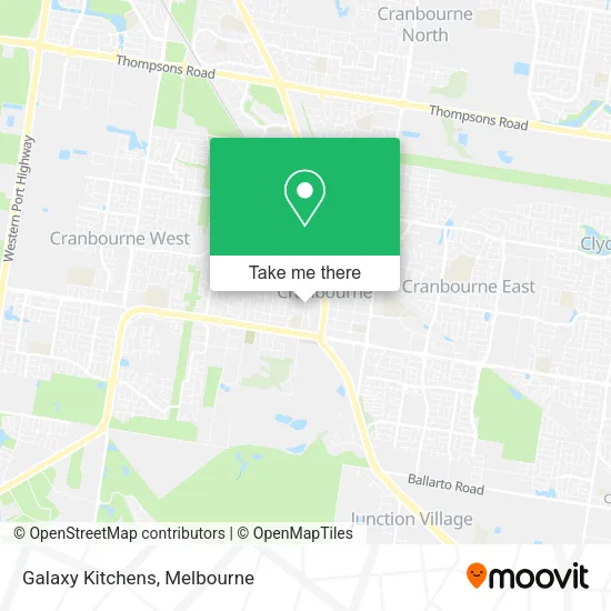 Galaxy Kitchens map