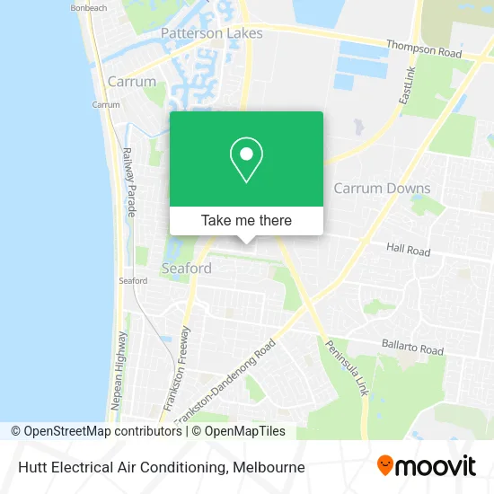 Mapa Hutt Electrical Air Conditioning