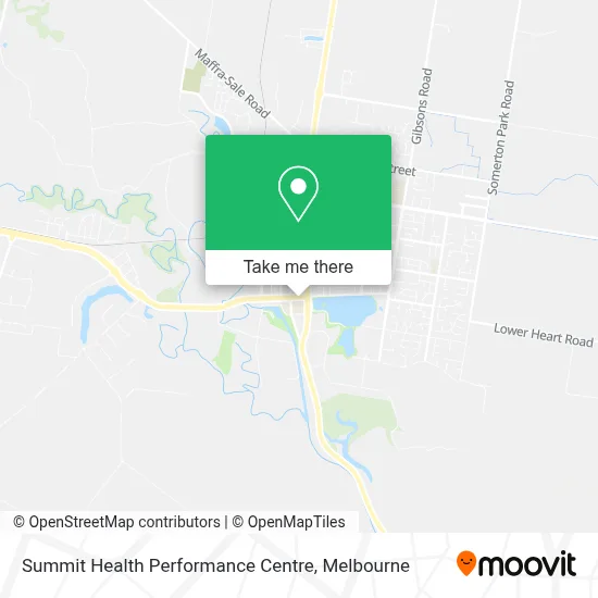 Mapa Summit Health Performance Centre