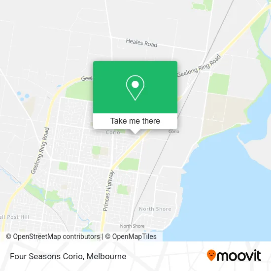 Four Seasons Corio map