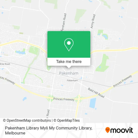 Mapa Pakenham Library Myli My Community Library