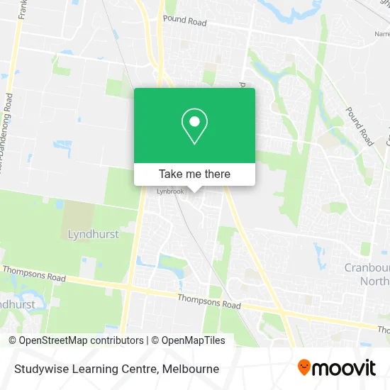 Mapa Studywise Learning Centre
