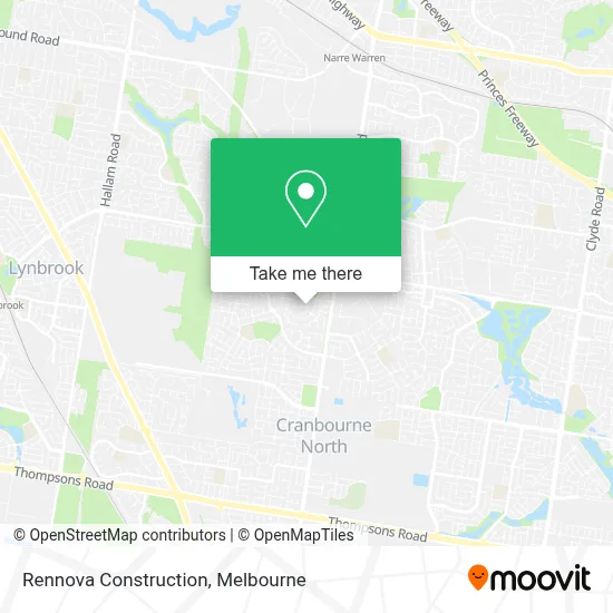 Mapa Rennova Construction