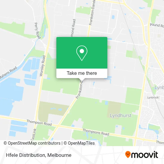 Mapa Hfele Distribution