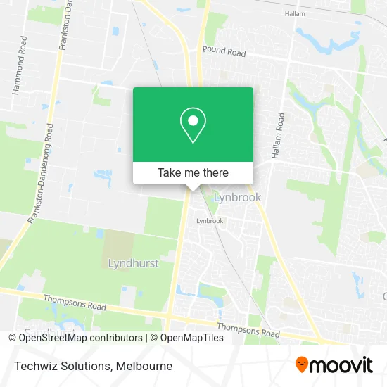 Techwiz Solutions map