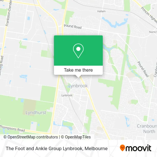 The Foot and Ankle Group Lynbrook map