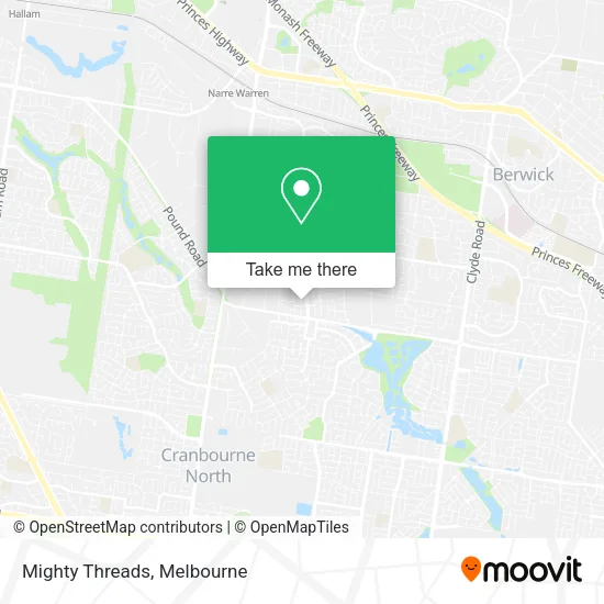Mighty Threads map
