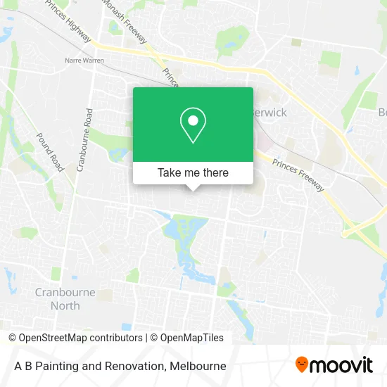 A B Painting and Renovation map