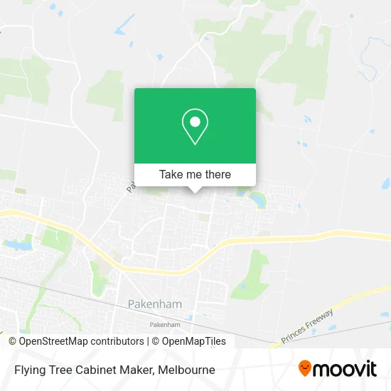 Flying Tree Cabinet Maker map