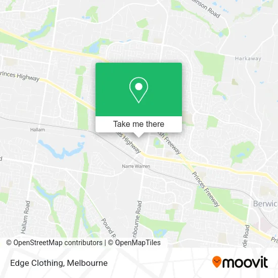 Edge Clothing map