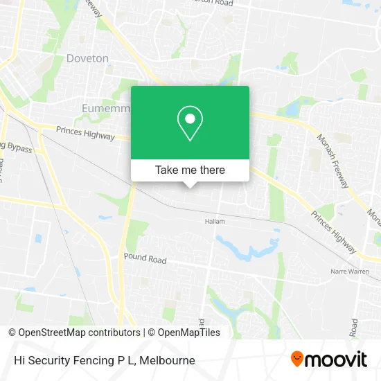 Hi Security Fencing P L map
