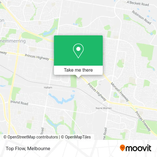 Top Flow map
